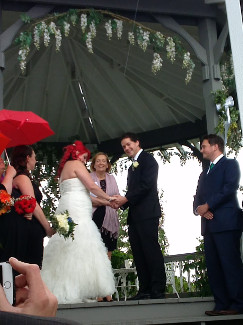 Rabbi bat Joseph and wedding with chuppah